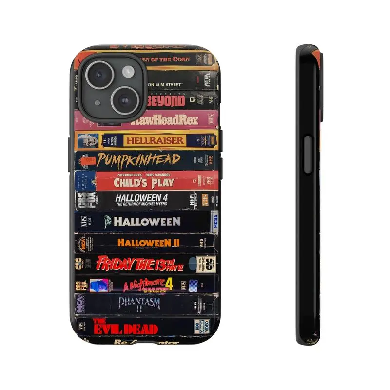 Scary Horror Movie CD - Halloween Phone Case  Horror  Cover for iPhone 16 15 14 13 12 SE Max Pro, Gift