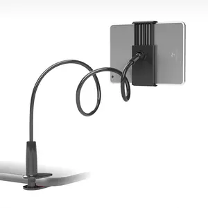 Tablet Holder Mount, Multipurpose Gooseneck Tablet Stand, Universal Durability Tablet Holder for Table Top, Holder for Bed Couch Stand Compatible with iPad Series