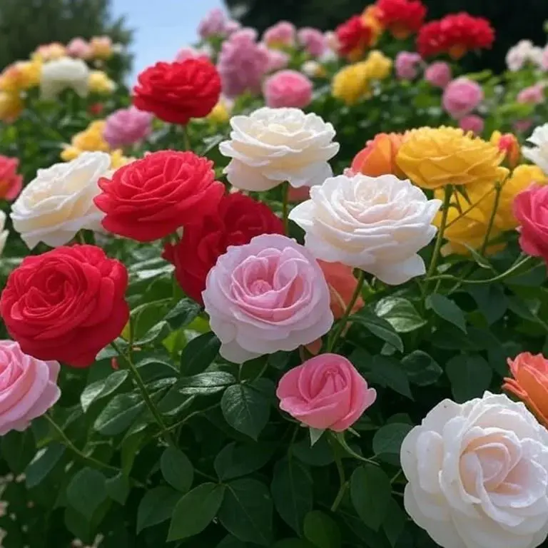 300 Pcs Assorted Rose Seeds, Hardy Perennial Bloomers, Pollinator Garden & Patio Decorative Flower Seeds