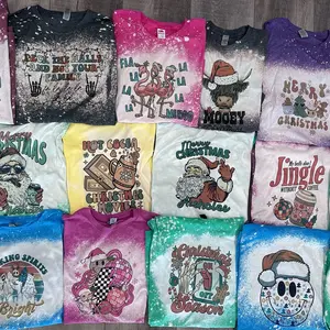 Mystery Christmas bleach tee grab bag