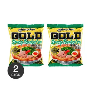 Maruchan Gold Japanese Ramen Noodles - Spicy Pork Bone Flavor (2 Pack) - 90.7g Each