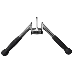 French Fitness Rubber Grip Triceps V Bar (New)