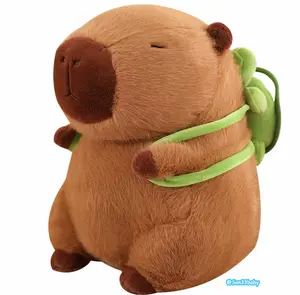 Summer Capybara Plush Toy - Cute Simulation Stuffed Animal for Home Sofa & Bed DecorationSummer Capybara Plush Toy, Cute Simulation Capybara Stuffed Toy, Soft Animals Decoration Toy for Home Sofa & Bed, Pets Plush Toys, Bedroom Decor Snuggle Bear