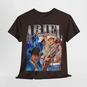 Ariel Camacho T-Shirt, Vintage Rap  T-shirt, Mexican Music Shirt, Casual Top for Men & Women, Full Size, Full Color.