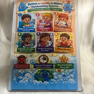 Rutina de lavado de manos para niños