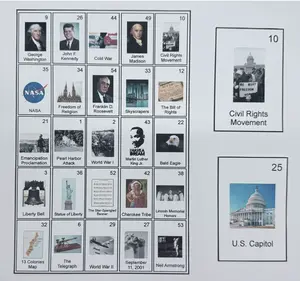U.S. History Educational Bingo | Classroom Learning Game | 50 Boards + Deck