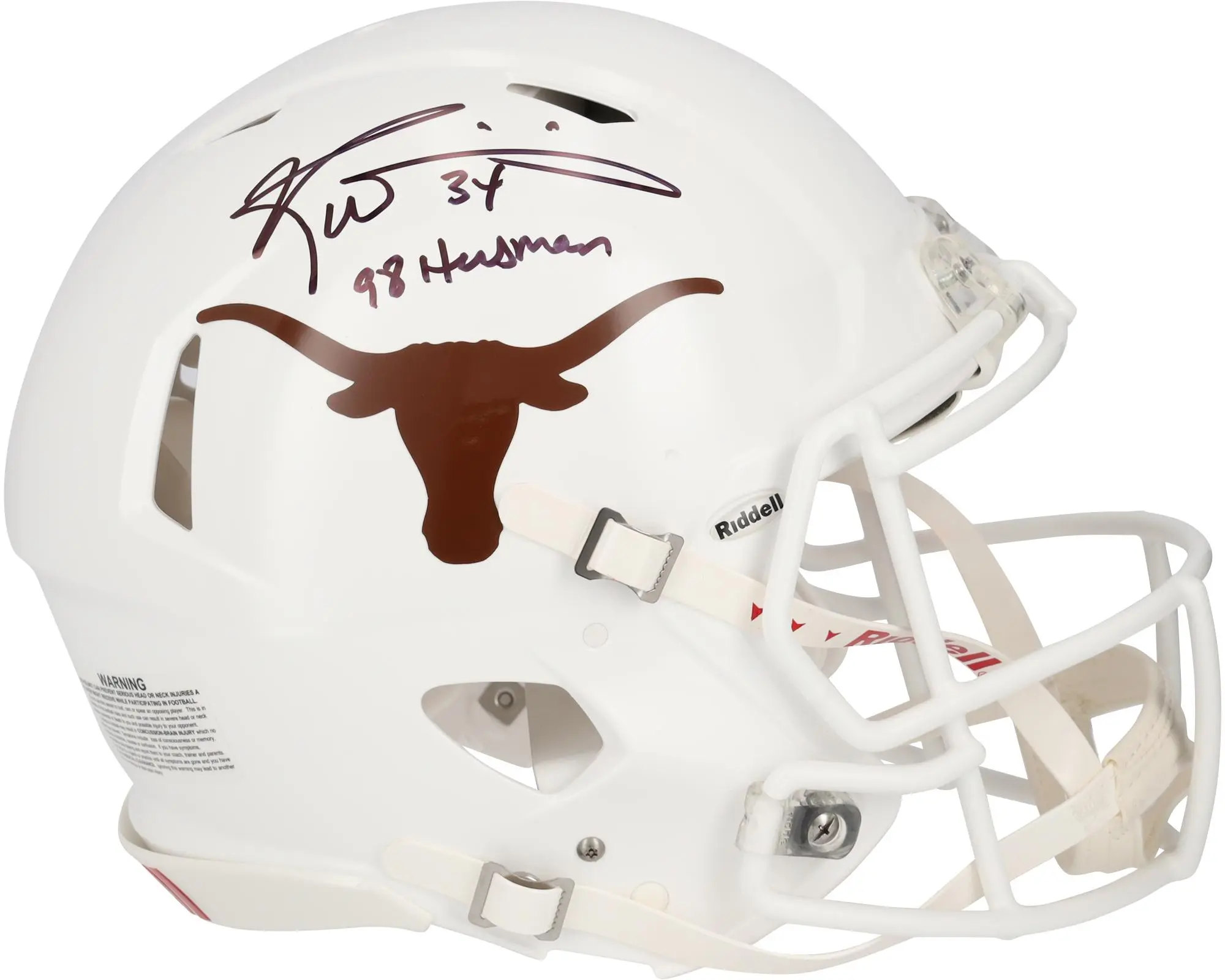 Ricky Williams Texas Longhorns Autographed Riddell Speed Authentic Helmet with "Heisman 98" Inscription - Fanatics Authentic Certified