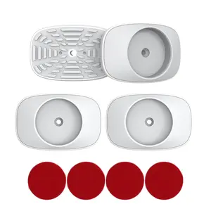 Safety Baby Gate Wall Protector Wall Saver for Pressure Mounted Gate Protect Walls/Baseboard/Stairs/Door Frame/Doorways Work on Pet & Dog Gates Easy to Install (White, 8 Pack)