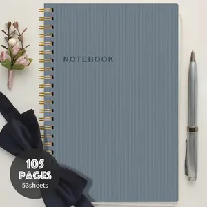 A5 Coil Notebook, Matte Minimalist Feel, 105 Pages, Smooth Writing Experience, Suitable for Students, Professionals, Daily Note-Taking, Meeting Notebook