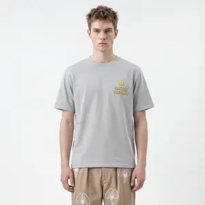 SnowDay Co. 24 Karat Oversized Graphic Tee - Heavyweight Grey Streetwear