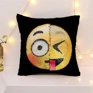 Face Changing Emoji Pillow — Fun Novelty Gift for Kids & Adults