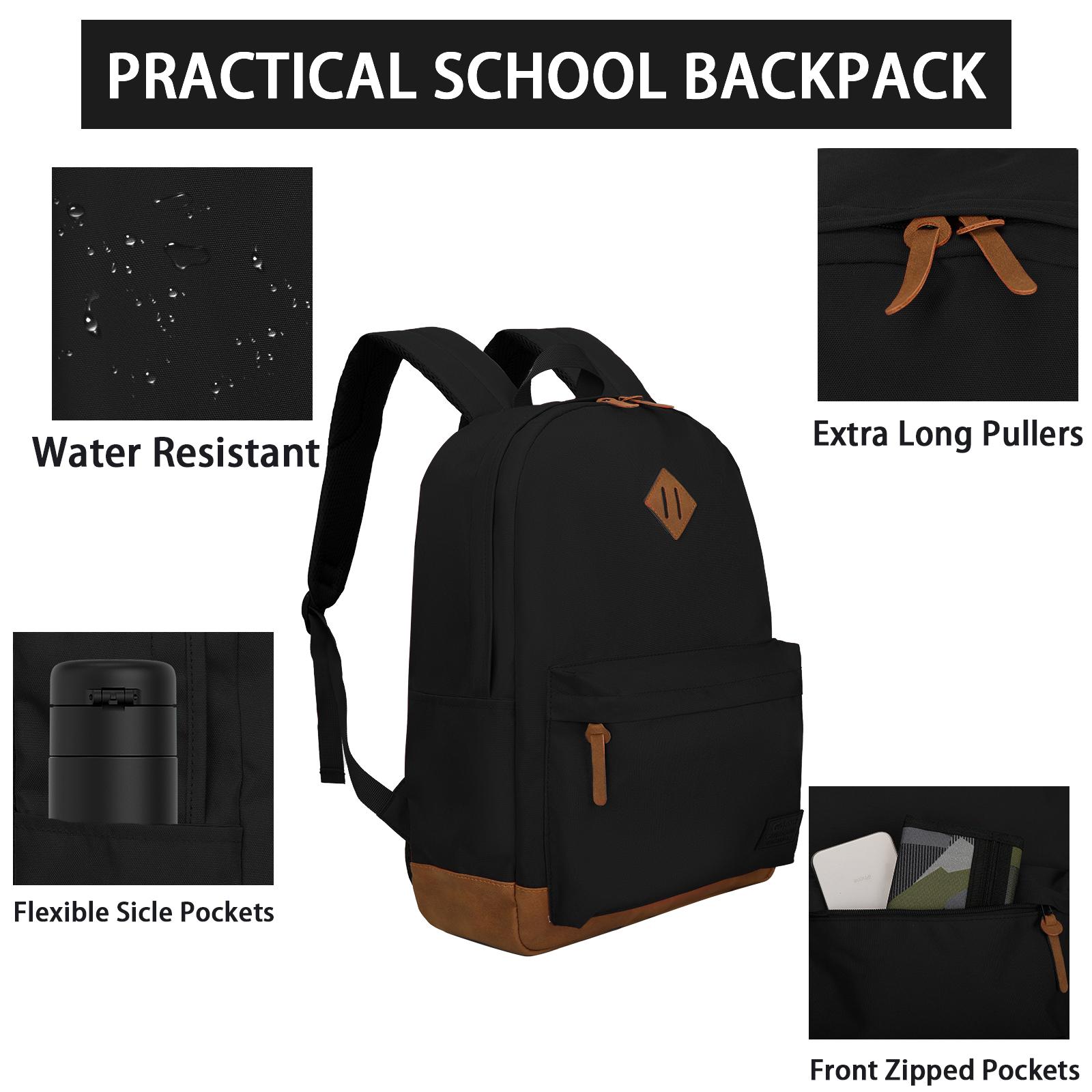 Backpack for Men Women, Anti-Theft Travel Laptop Backpack, Water Resistant 17.3 Inch USB Charging Backpack, Large Capacity Work Commute Bag