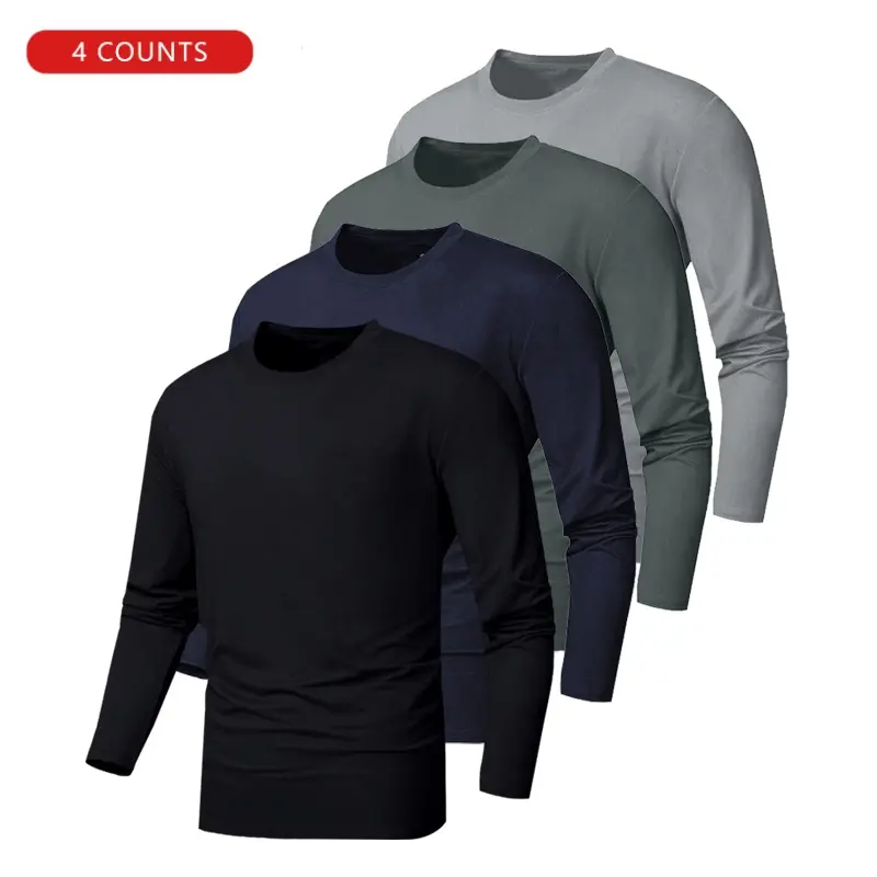 Black + Navy Blue + Dark Gray + Light Gray