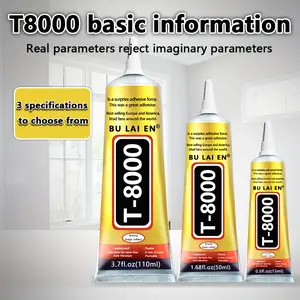 T8000 Strong Quick Dry Adhesive Glue for Jewelry Making, Handmade Crafts, Phone Repair, Clothes Shoes Repair, Metal Plastic Leather Fabric