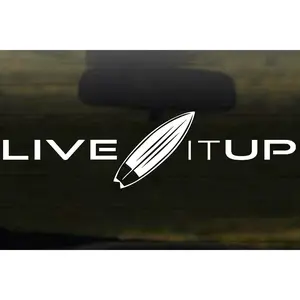Surfboard Vinyl Decal (Large)