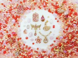 [Premium] LUXURY - Elegant & Sparkling Charms for DIY Jewelry & Accessories Beaded Mesh Beaded Mesh