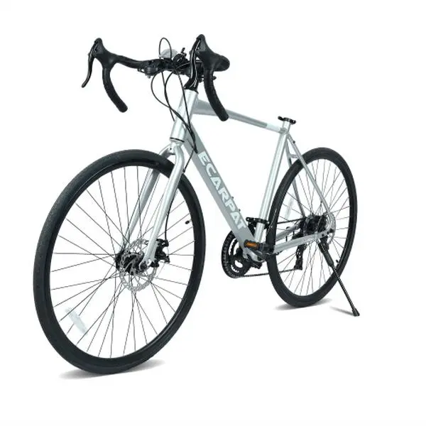 SAYGOGO A28320R Lightweight 700c Bicycle with Disc Brakes and Anti-Slip Tires for Road Cycling and Commuting