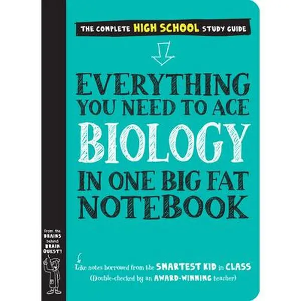 USED Book - Everything You Need to Ace Biology in One Big Fat Notebook by Workman Publishing (Paperback) - english