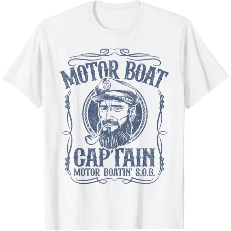 Men's Classic Short-Sleeve Crew Neck Sports Top - Durable Tee for Daily Wear, 1 Tee All Seasons, Regular Fit Flatters, Stretch Fabric Moves Easy, Cozy Winter Base, Soft, Stylish, Standard Sizes, Jeans-Matching Layer for Motor Boat Captains