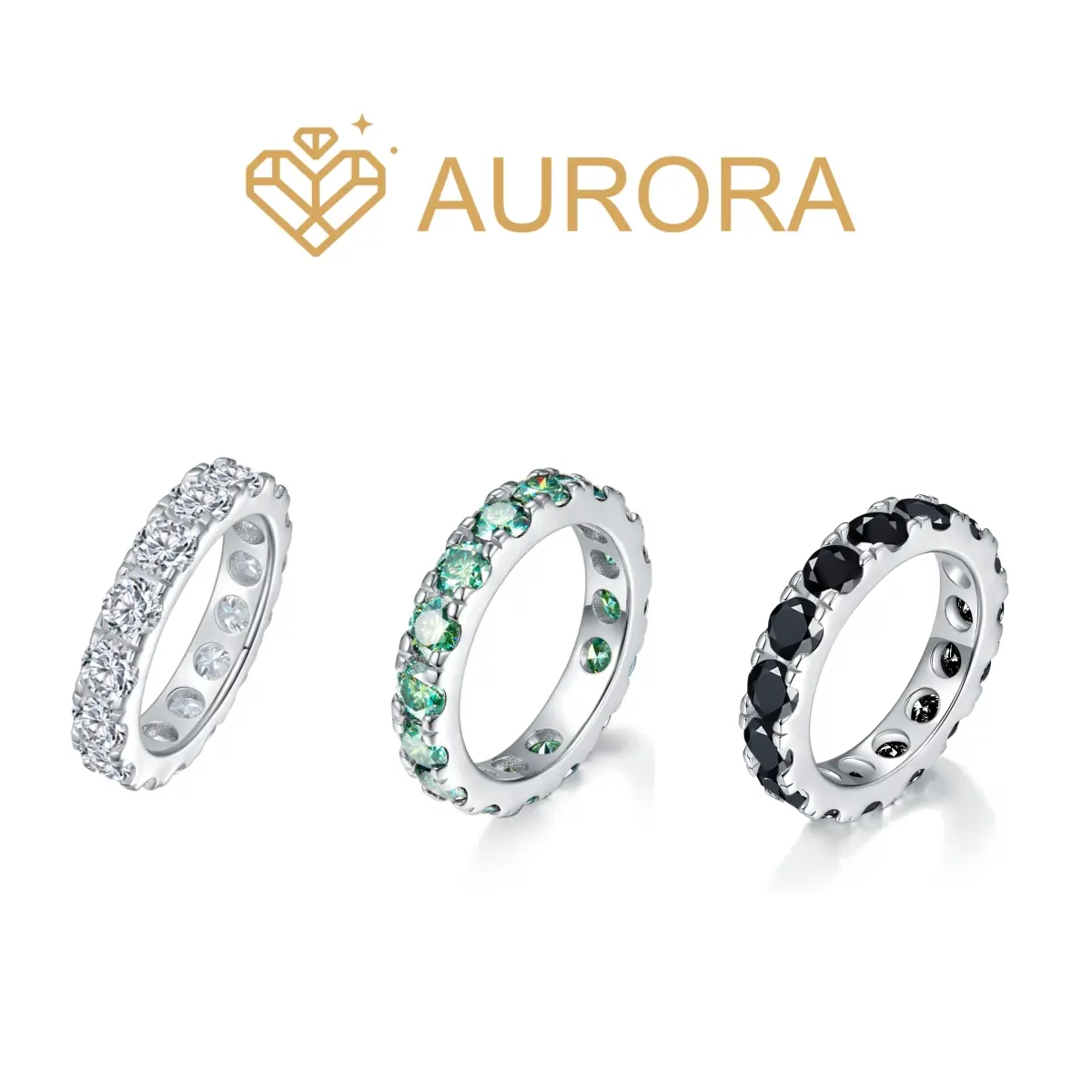 【#04 Ferris Wheel】】Moissanite ring with 925 Sterling Silver high quality birthday party engagement gift Jewelry Synthetic Moissanite Elegant Ring