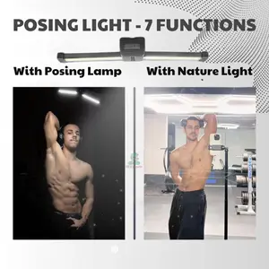 gym equipment – Designed for Posing, Posing Linghts, Foldable & Portable, Ideal for Gym Use