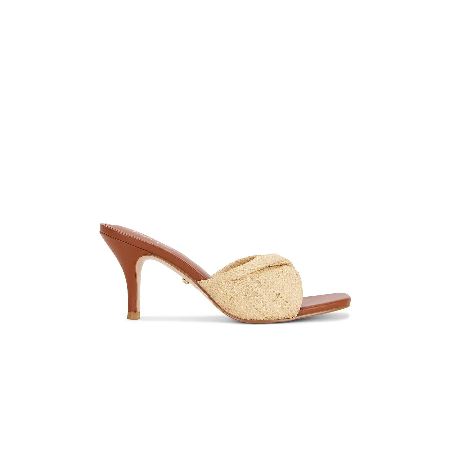 RAYE Zohra Sandal in Raffia & Caramel