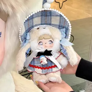 Nommi Glutinous Rice Childhood Blind Box Plush Doll Keychain Ornament (One of 7 possible designs) Eyes rotate to switch between three expressions Cute collectible figurine, trendy decorative piece Desktop ornament, bag charm, keychain Perfect for holidays