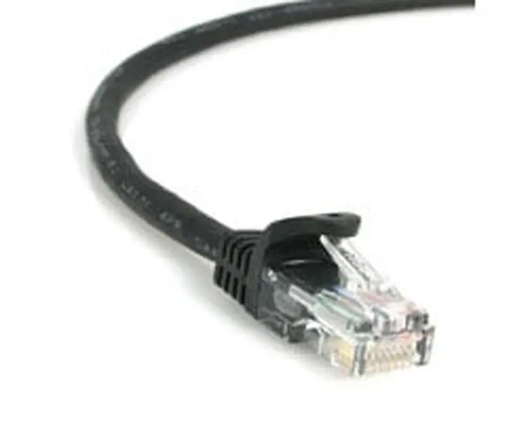 Startech 45PATCH6BK 6 ft (72 inches) Black Snagless Copper Cat5e UTP Ethernet Patch Cable - 350 MHz, 1 x RJ-45 Male, Connects Workstation to Wall Outlet