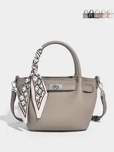 Elegant Fashion Bag 2026 New Style, Versatile Crossbody Bag, Vintage Handbag, Leather Women's Bag, Mother's Day Gift, Single Shoulder Bag, Pineapple Texture Lock Bag, Office Scarf Bag