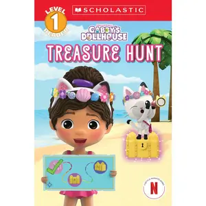 USED-Treasure Hunt (Gabby's Dollhouse: Scholastic Reader, Level 1 #3) by Reyes, Gabrielle (Paperback)