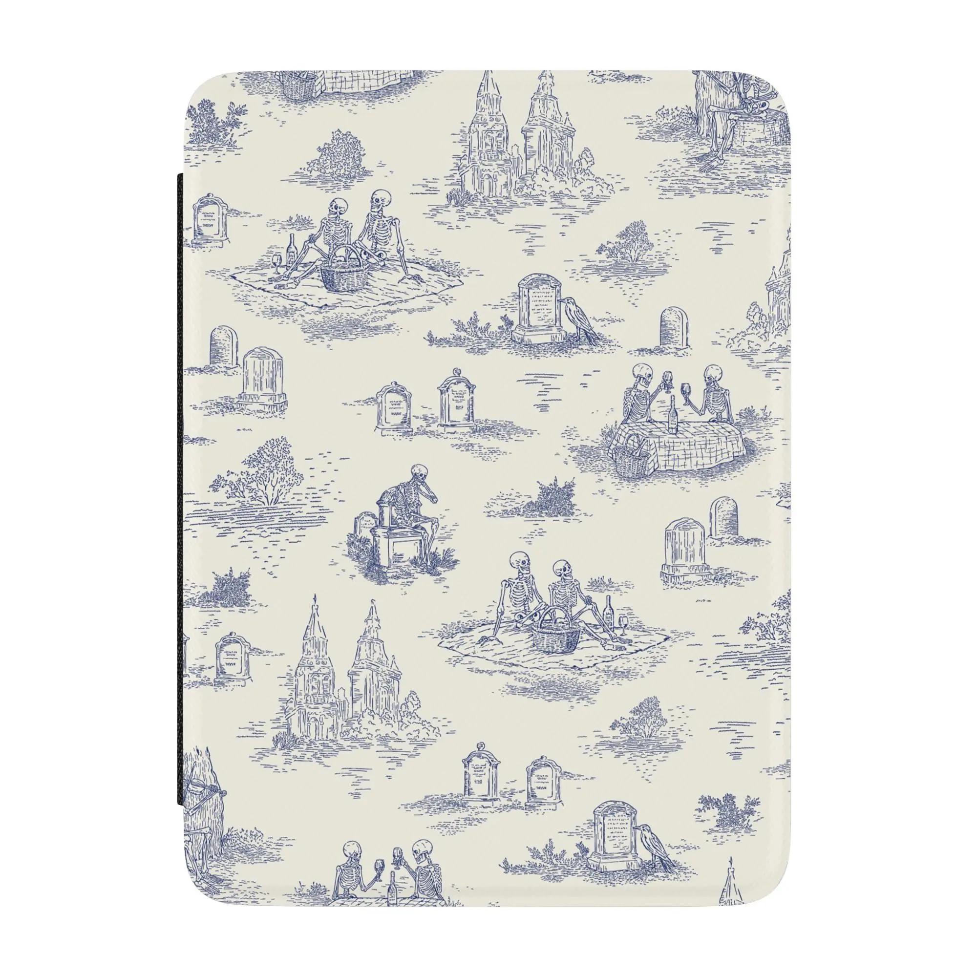 Casely Kindle Case | Graveyard Gathering | Skeleton Picnic Casely Kindle Case | Graveyard Gathering | Skeleton Picnic