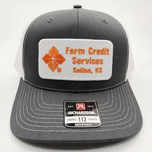Farm Credit Agriculture Salina KS Embroidered Patch Richardson 112 Hat Cap