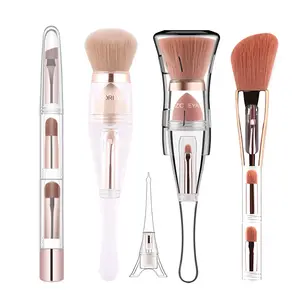Cross-border Makeup Brush Set Portable Eyeshadow Foundation Brush Beauty Tools 3-in-1 Makeup Brush Kit