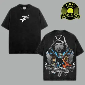 VINYL - Dimebag Darrell Pantera V5 Heavy Metal Graphic T‑Shirt, Rock Music Graphic Hoodie, Y2K rock band tee, Mexico style menswear