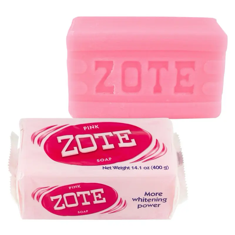 Zote Laundry Bar Soap Pink - 14.1 oz (400 g) Fresh Clean Clothes