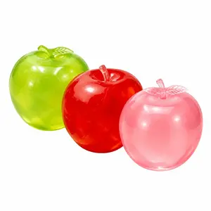 Shiny Apple Squeezable Toy, Slow-Rebound Toy, Stress Relief Toy, Finger Toy, Slow Rebound Squishies, Portable Relaxation Toy, Great Gift, Cute Transparent Design, Slow-Rebound Malt Ball Stress Relief Handheld Toy, Perfect for Office, Study, and Relax