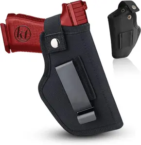 Universal Gun Holster for Men & Women, IWB/OWB Waist Belt Pistol Holster for Glock 380 9mm Gun Holster for Concealed Carry Handgun Right/Left Hand Draw Classic