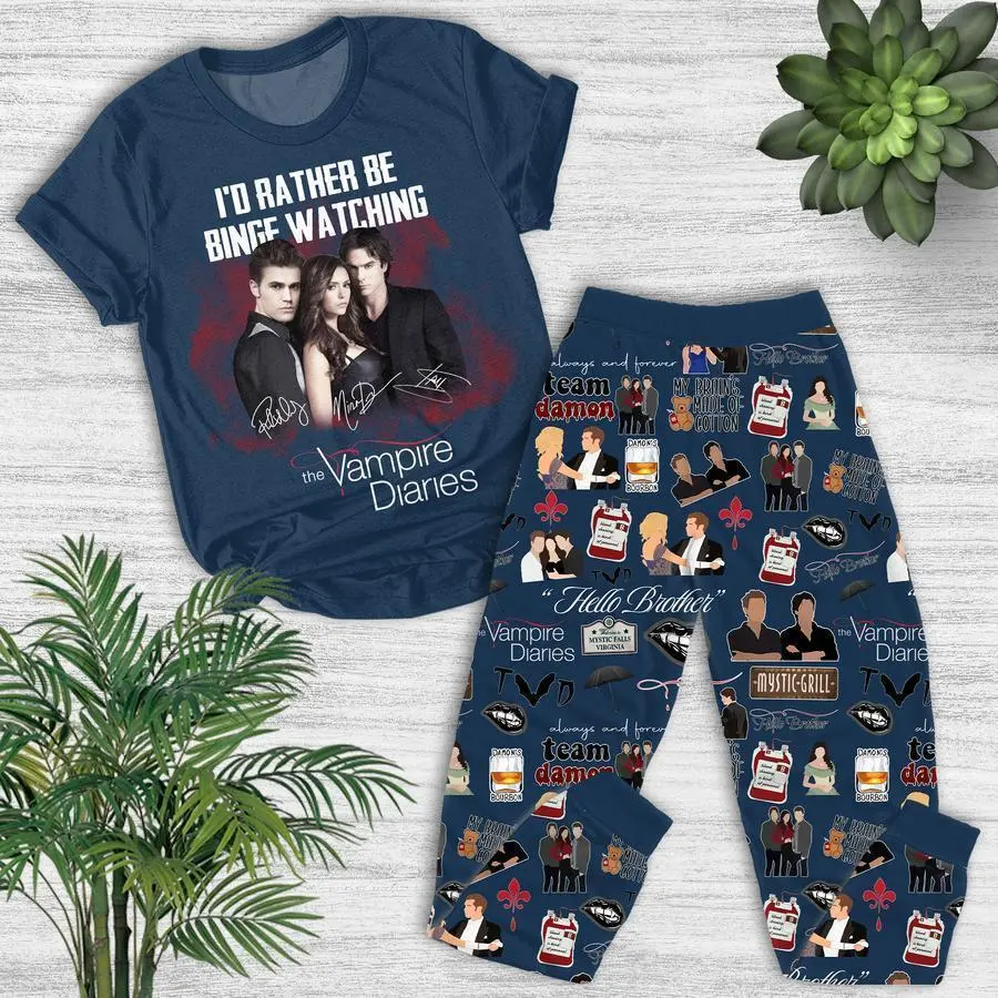 Pajamas Set (3D T-Shirt + Long Pants)