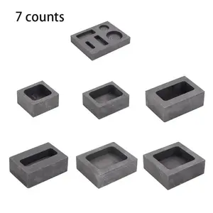 Durable Ingot Mold Crucible Mould, Widely Applicable for Gold Silver Copper Brass Aluminum Metal-Melting Casting Refining, Men Gifts