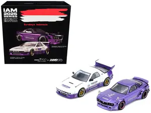 International Automotive Modified (IAM) "2025 Surayaba, Indonesia" Box Set of 2 Pieces 1/64 Diecast Model Cars by Inno Models