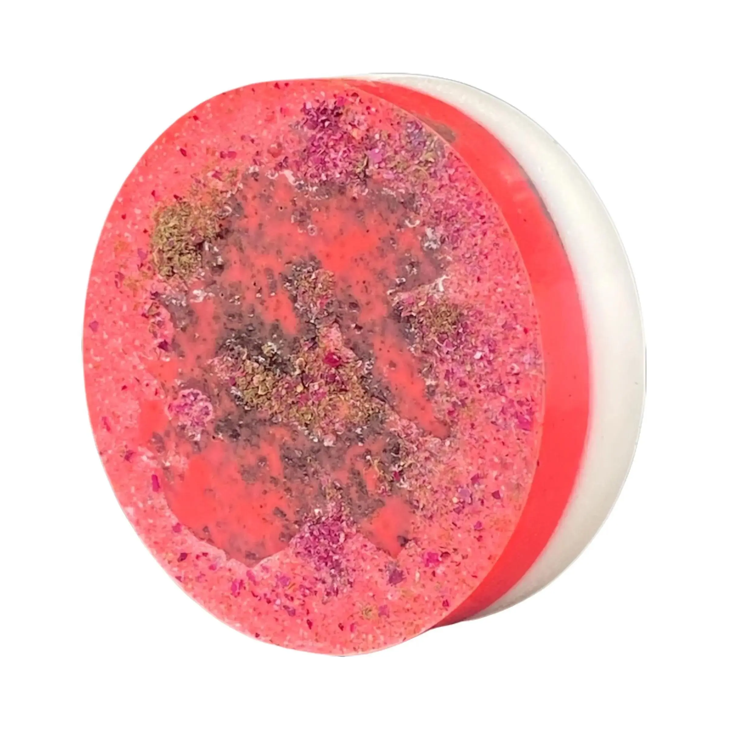 Love & Lust Hydrating Handmade Soap Bar - 4oz Small Batch, Argan Oil & Shea Butter, Floral Scent with Patchouli & Rose Essential Oils, Grounding for Adults' Dry Sensitive Skin Daily Body Care - Single Item by Nibiru Beauty LLC