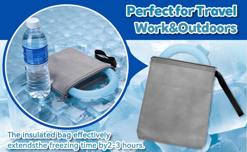 Neck Cooling Tube with ColdInsulated Bag Reusable for OutdoorIndoor Activities Freeze Below 64°F Summer Essential for Hot WeatherRelief,Summervibes,Mother's Day,Gifttiktok shop spring glow up outdoorfun，neck cooling ring， outdoor sport
