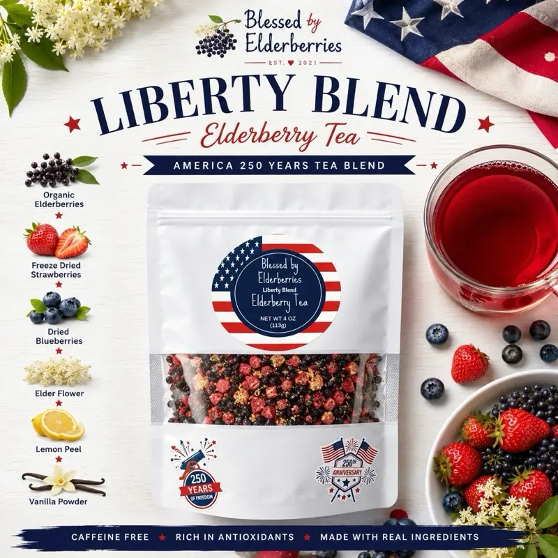 Liberty Blend Elderberry Herbal Tea