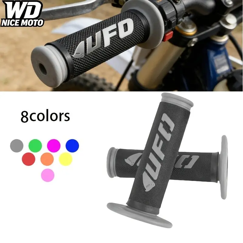 WD NICE MOTO Motorcycle 22/24mm 7/8" Handlebar Grip Gel Brake Handle Rubber Durable, Motorcycle Parts, Compatible with Ktm, Honda, Kawasaki, Yamaha, Suzuki