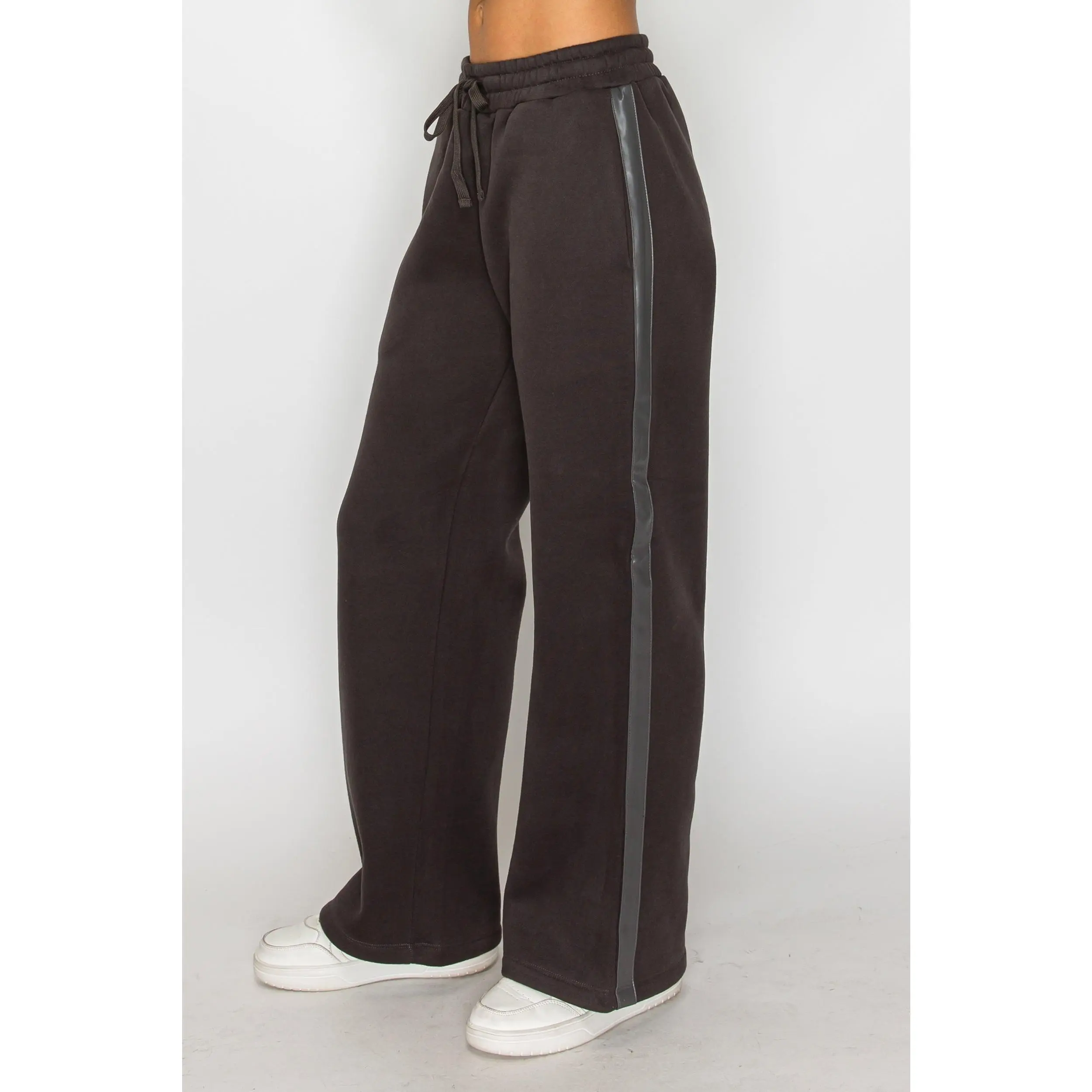 Glide Track Pants-Charcoal