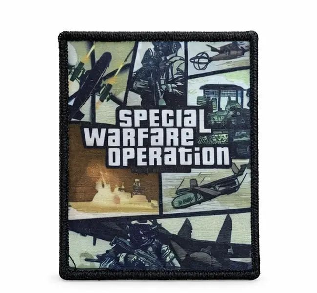 Military Digital Print Polyester Velcro Tactical Patch - Strong Fabric, Long-Lasting Print, Easy to Attach & Remove, Quick Customization - for Backpack/Vest Tactical Gear Setup, Outdoor Wear