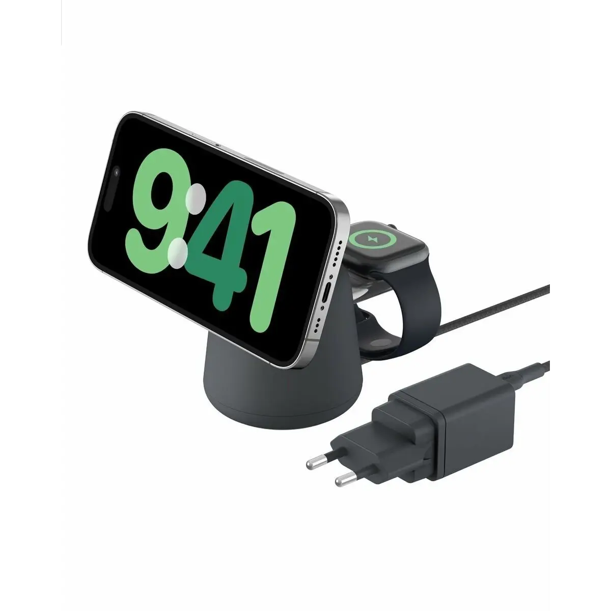BELKIN WIZ027VFH36 BOOST CHARGE PRO MAGNETIC 2-IN-1 QI2 15W CHARGING STATION