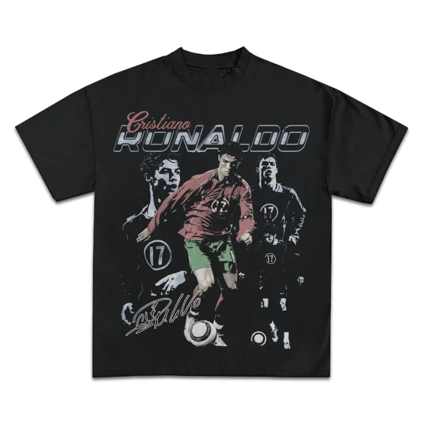 Cristiano Ronaldo Graphic Adults and Youth T-shirt, Football Fan Tee, summer tee, kids graphic tees, mens clothing, youth clothing, streetwear