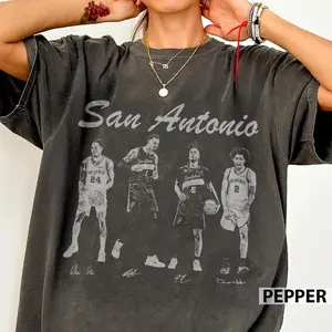 Wembanyama Dylan Harper Castle VintageBasketball Comfort Colors Shirt