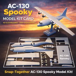 AC-130 Spooky Model Kit Card